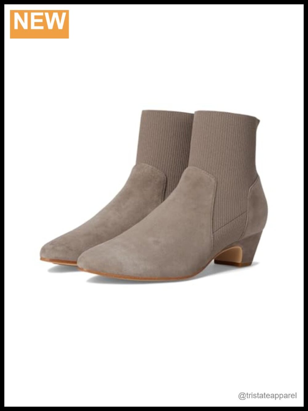 Women's Suede Ankle Boots Comfortable Wedge Heel Pull-On